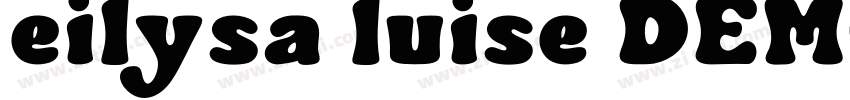 eilysa luise DEMO字体转换